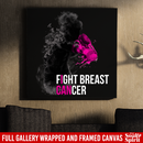 Breast Cancer Awareness Canvas - Fight Breast Cancer Canvas Wall Art Decor