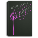 Breast Cancer Awareness  Pink Ribbon Canvas Wall Art Decor
