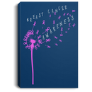 Breast Cancer Awareness  Pink Ribbon Canvas Wall Art Decor
