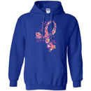 Breast Cancer Awareness T Shirt Faith Hope Love Flowers Shirts CustomCat