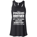 BROTHER Of Awesom Hairstylist T-shirt CustomCat