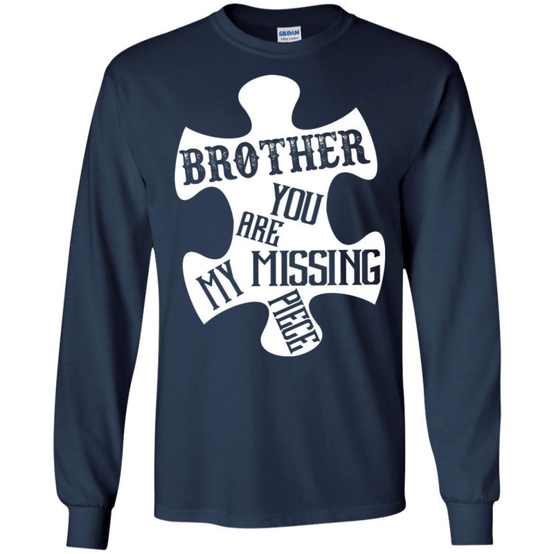 Brother You Are My Missing Piece T-shirts CustomCat