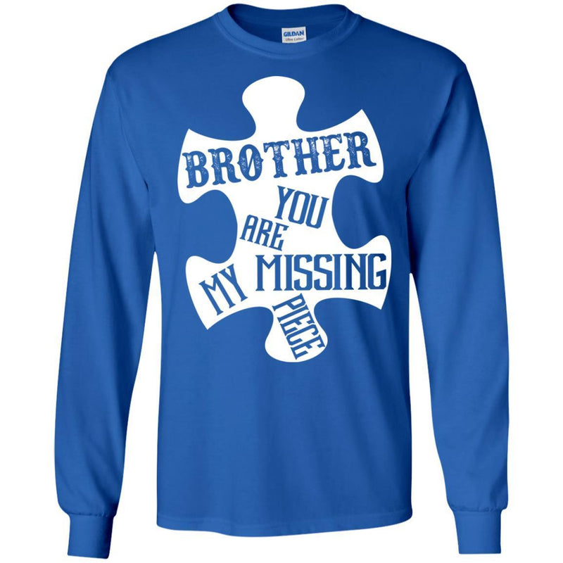 Brother You Are My Missing Piece T-shirts CustomCat