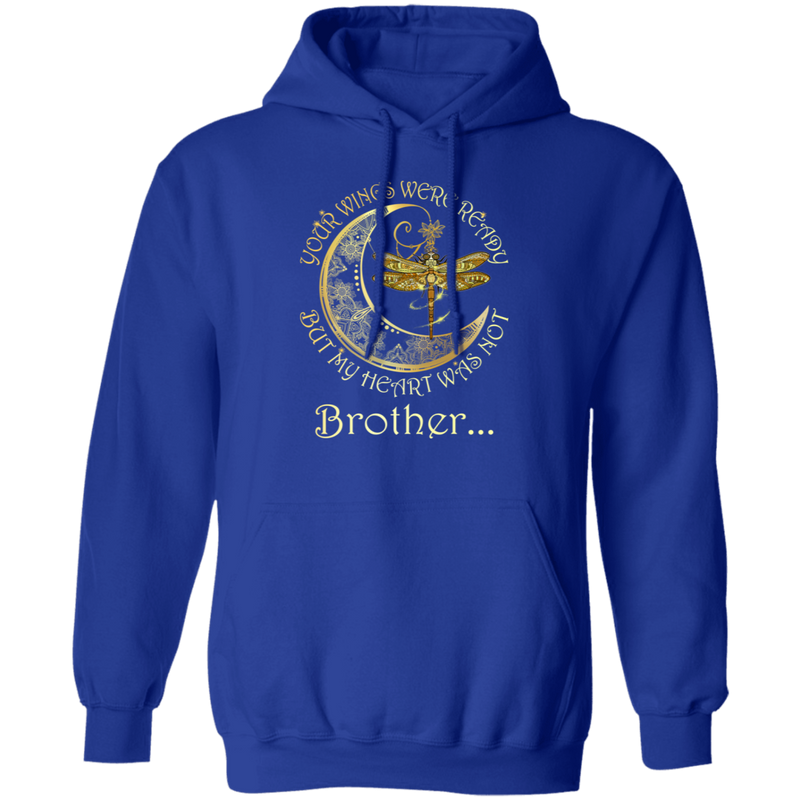 Brother Your Wings Were Ready But My Heart Was Not Guardian Angel T-shirt CustomCat