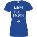 Bump's First Fourth Babby Funny Gift Shirts CustomCat