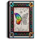 Butterflies Canvas - They Whispered You Cannot Withstand The Storm I Am The Storm Butterfly - CANPO75 - CustomCat
