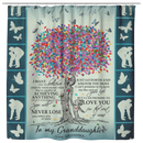 Butterflies Shower Curtains To My Granddaughter Love Grandma Butterfly Bathroom Decor