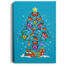 Butterfly Canvas - Butterfly Christmas Tree Canvas Wall Art Decor Butterfly - CANPO75 - CustomCat