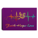 Butterfly Canvas - Faith Hope Love Beatheart Canvas Wall Art Decor Butterfly - CANLA75 - CustomCat