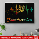 Butterfly Canvas - Faith Hope Love Beatheart Canvas Wall Art Decor Butterfly - CANLA75 - CustomCat