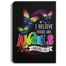 Butterfly Canvas - I Believe There Are Angels Among Us Canvas Wall Art Decor Butterfly - CANPO75 - CustomCat