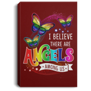 Butterfly Canvas - I Believe There Are Angels Among Us Canvas Wall Art Decor Butterfly - CANPO75 - CustomCat