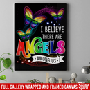 Butterfly Canvas - I Believe There Are Angels Among Us Canvas Wall Art Decor Butterfly - CANPO75 - CustomCat