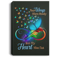 Butterfly Canvas - Your Wings Were Ready But My Heart Was Not Canvas Wall Art Decor Butterfly - CANPO75 - CustomCat
