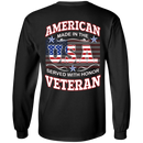 Buy American Made In The Usa Served With Honor Veteran T-Shirt CustomCat