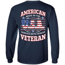 Buy American Made In The Usa Served With Honor Veteran T-Shirt CustomCat