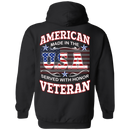 Buy American Made In The Usa Served With Honor Veteran T-Shirt CustomCat