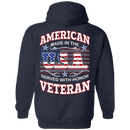 Buy American Made In The Usa Served With Honor Veteran T-Shirt CustomCat