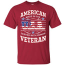BUY AMERICAN MADE IN THE USA SERVED WITH HONOR VETERAN TEE SHIRT CustomCat