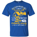 Camping Mom T-Shirt Don't Underestimate Me I Am A Camping Mom Funny Gift For Camper Mom Tee Shirt CustomCat