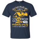 Camping Mom T-Shirt Don't Underestimate Me I Am A Camping Mom Funny Gift For Camper Mom Tee Shirt CustomCat