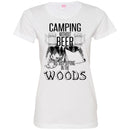Camping T-Shirt Camping Without Beer Is Just Sitting In The Woods Funny Gift For Camper Tee Shirt CustomCat