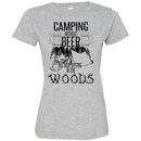 Camping T-Shirt Camping Without Beer Is Just Sitting In The Woods Funny Gift For Camper Tee Shirt CustomCat
