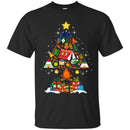 Camping T-Shirt Christmas Tree Tools Camping Funny Gift For Camper Tee Shirt CustomCat