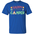 Camping T-Shirt Funny Happy Camper Shirt Campfire roasting Marshmallows Gift Tee Shirt CustomCat