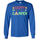 Camping T-Shirt Funny Happy Camper Shirt Campfire roasting Marshmallows Gift Tee Shirt CustomCat