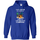 Camping T-Shirt I Googled My Symptoms Turned Out I Just Need To Go Camping Gift For Camper Tee Shirt CustomCat