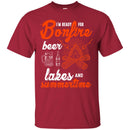 Camping T-Shirt I'm Ready For Bonfire Beer Lakes And Summertime Funny Gift For Camper Tee Shirt CustomCat