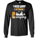 Camping T-Shirt I Need More Vitamin Camping Funny Gift For Camper Tee Shirt CustomCat