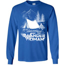 Camping T-Shirt Let The Adventure Begin Wander Woman Funny Gift For Camper Tee Shirt CustomCat
