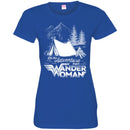Camping T-Shirt Let The Adventure Begin Wander Woman Funny Gift For Camper Tee Shirt CustomCat