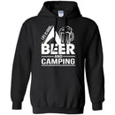 Camping T-Shirt Life Is Good Beer And Camping Funny Gift For Camper Tee Shirt CustomCat