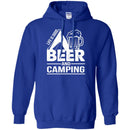 Camping T-Shirt Life Is Good Beer And Camping Funny Gift For Camper Tee Shirt CustomCat