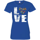 Camping T-Shirt Love At Heart Camping Funny Cute Gift Tees Lovers Camping Shirts CustomCat