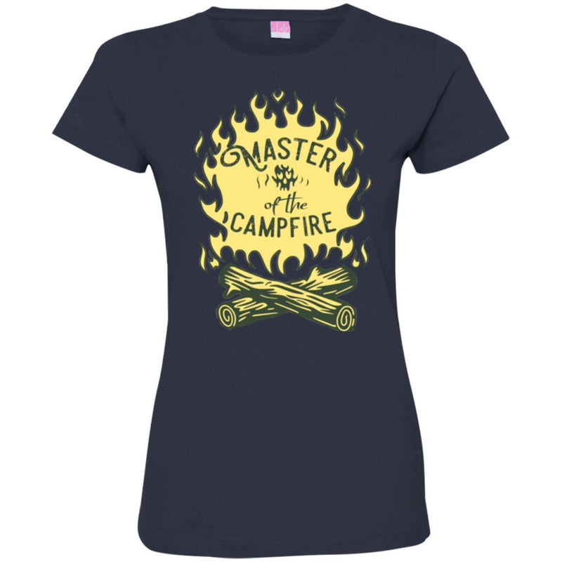 Camping T-Shirt Master Of The Campfire Funny Gift For Camper Tee Shirt CustomCat