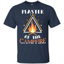 Camping T-Shirt Master Of The Campfire Funny Gift For Camper Tee Shirts CustomCat