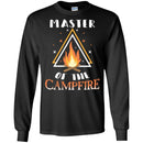 Camping T-Shirt Master Of The Campfire Funny Gift For Camper Tee Shirts CustomCat