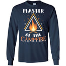 Camping T-Shirt Master Of The Campfire Funny Gift For Camper Tee Shirts CustomCat
