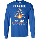 Camping T-Shirt Master Of The Campfire Funny Gift For Camper Tee Shirts CustomCat
