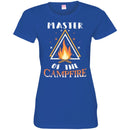 Camping T-Shirt Master Of The Campfire Funny Gift For Camper Tee Shirts CustomCat