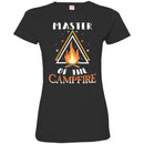 Camping T-Shirt Master Of The Campfire Funny Gift For Camper Tee Shirts CustomCat