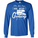 Camping T-Shirt The Best Days Are Spent Camping Funny Gift For Camper Tee Shirt CustomCat