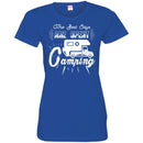 Camping T-Shirt The Best Days Are Spent Camping Funny Gift For Camper Tee Shirt CustomCat
