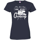 Camping T-Shirt The Best Days Are Spent Camping Funny Gift For Camper Tee Shirt CustomCat
