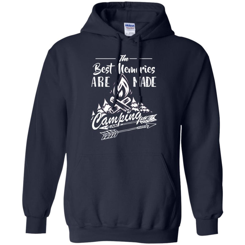 Camping T-Shirt The Best Memories Are Made Camping Funny Gift For Camper Tee Shirt CustomCat