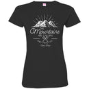 Camping T-Shirt The Mountains Are Calling And I Must Go Funny Gift For Camper Tee Shirt CustomCat